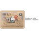 ENSEIGNE METAL 15x20 BMW - R 80 G/S PARIS DAKAR