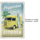 ENSEIGNE METAL 20X30 CITROEN TYPE H - HAPPINESS COMES IN WAVES