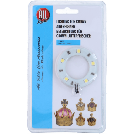 SUPPORT LUMINEUX POUR COURONNE 5 LEDS USB 5V ALL RIDE
