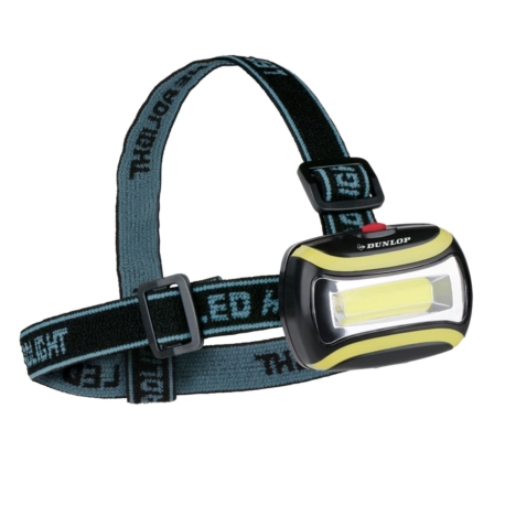 LAMPE FRONTALE COB 1W 3 MODES DUNLOP