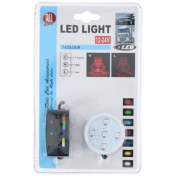 SUPPORT LED 7 COULEURS 5 LEDS PRISE AC 12/24V ALL RIDE