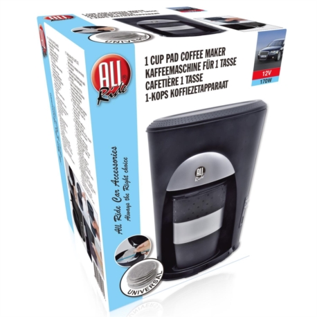 CAFETIERE 1 TASSE 12V 170W DOSETTE ALL RIDE