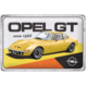 ENSEIGNE METAL 20x30 OPEL - GT SINCE 1968