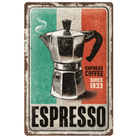 ENSEIGNE METAL 20X30 ESPRESSO