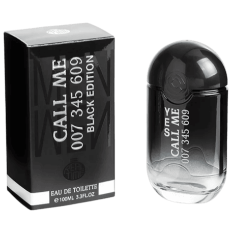 EAU DE TOILETTE CALL ME BLACK EDITION REAL TIME