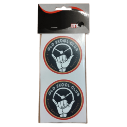 STICKER X2 OLD SKOOL CLUB 7,5CM