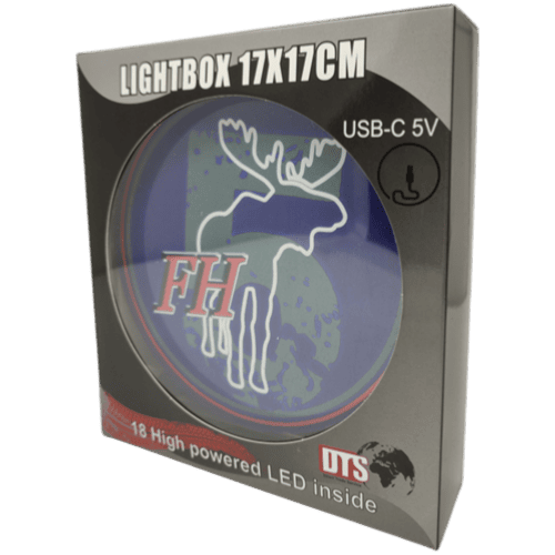 ENSEIGNE LUMINEUSE FH5 17X17 USB 5V