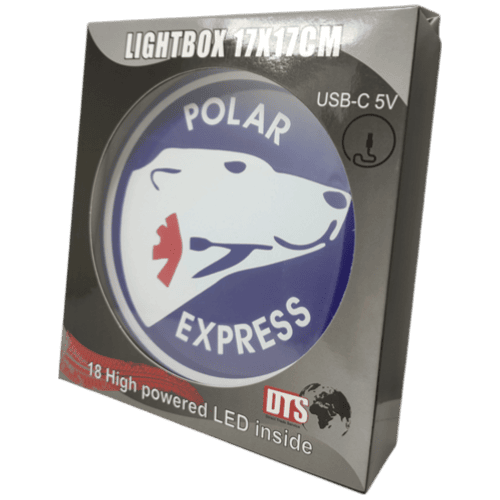 ENSEIGNE LUMINEUSE POLAR EXPRESS RIGHT 17X17 USB 5V