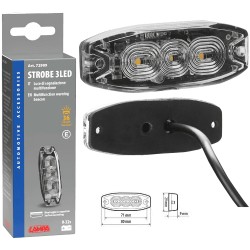 FEU MULTI-FONCTIONS 3 LED 9/32V 80x29MM ORANGE
