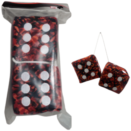 DES DANOIS ROUGE 10x10cm