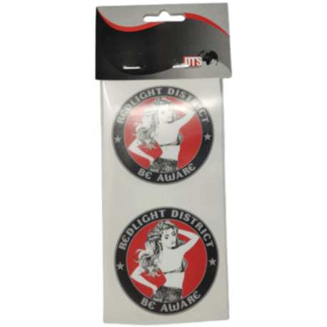STICKER X2 RED LIGHT RED GREY