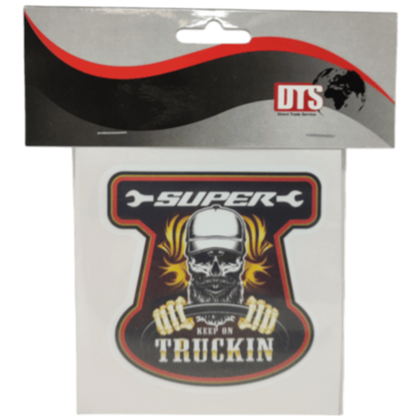 STICKER SUPER TRUCKIN'