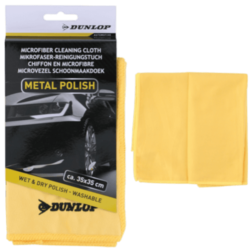 CHIFFON MICROFIBRE METAL POLISH 35X35CM DUNLOP