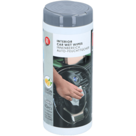 LINGETTES NETTOYANTES INTERIEUR AUTO CITRON X40 PCES ALL RIDE