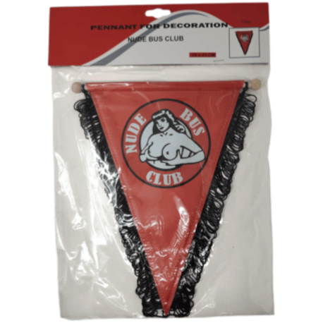 FANION NUDE BUS CLUB 23X29CM