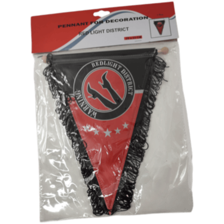 FANION RED LIGHT DISTRICT 23X29CM