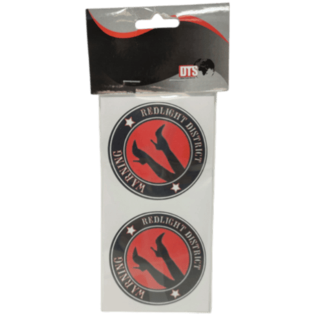 STICKER X2 RED LIGHT DISTRICT 7,5CM