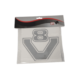 STICKER V8 SILVER