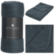 PLAID POLAIRE 125X150 BLEU GRIS
