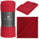 PLAID POLAIRE 125X150 ROUGE