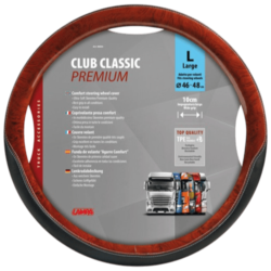 COUVRE VOLANT CLUB CLASSIC PREMIUM L 46/48CM