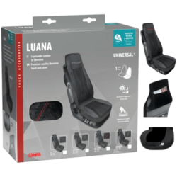 COUVRE SIEGE LUANA NOIR/ROUGE