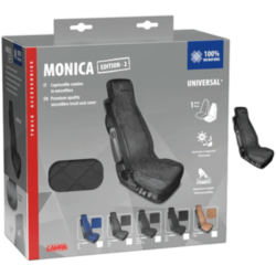 COUVRE SIEGE MONICA MICROFIBRE GRIS