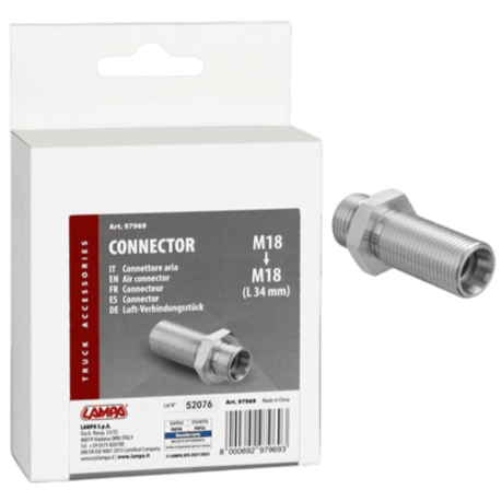 CONNECTEUR AIR M18 - M18 (L34)