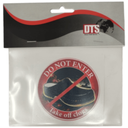 STICKER DO NO ENTER CLOGS