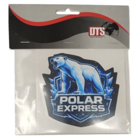 STICKER POLAR EXPRESS BADGE