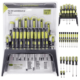 TOURNEVIS MAGNETIQUES 18 PCES SUR SUPPORT