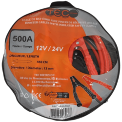 CABLE DE DEMARRAGE 500A 12/24V TEC