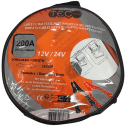CABLE DE DEMARRAGE 200A 12/24V TEC