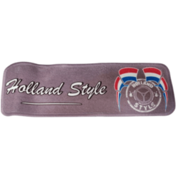 TAPIS TABLEAU DE BORD 60X20CM HOLLAND STYLE FLAGS GREY
