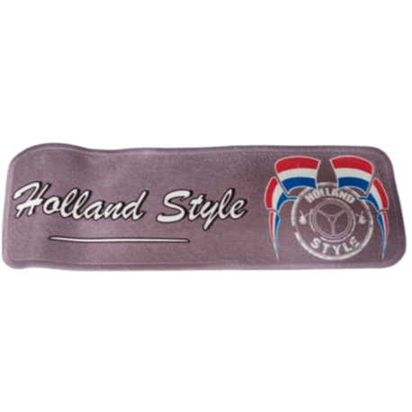 TAPIS TABLEAU DE BORD 60X20CM HOLLAND STYLE FLAGS GREY