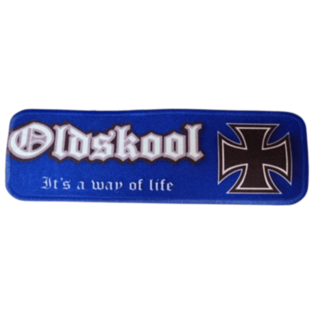 TAPIS TABLEAU DE BORD 60X20CM OLD SKOOL CROSS BLUE