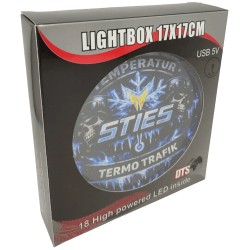 ENSEIGNE LUMINEUSE TERMO TRAFIK 17X17 USB