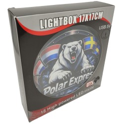 ENSEIGNE LUMINEUSE POLAR EXPRESS ANGRY 17X17 USB