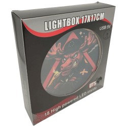 ENSEIGNE LUMINEUSE ANGRY MOOSE 17X17 USB