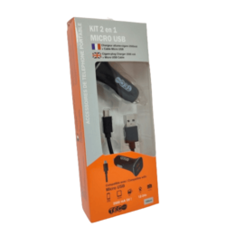 CHARGEUR AC MICRO USB 12/24V 2500MA 5V + 1M TEC