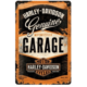 ENSEIGNE METAL 20x30 HARLEY GARAGE