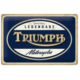 ENSEIGNE METAL 20x30 TRIUMPH MOTORCYCLES