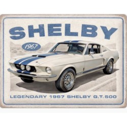 ENSEIGNE METAL 30X40 SHELBY - 1967 GT 500