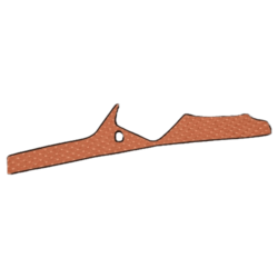 COUVRE TABLEAU DE BORD MARRON LISERE BEIGE IVECO S-WAY