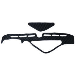 COUVRE TABLEAU DE BORD NOIR LISERE BLEU GAMA T