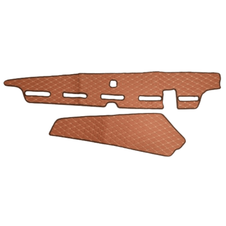 COUVRE TABLEAU DE BORD MARRON LISERE BEIGE VOLVO FH4 2014