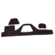 COUVRE TABLEAU DE BORD NOIR LISERE ROUGE DAF 106