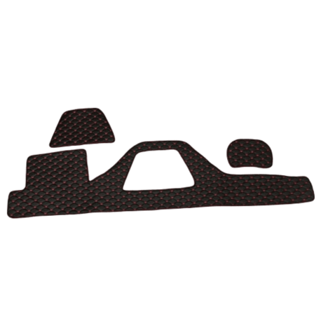 COUVRE TABLEAU DE BORD NOIR LISERE ROUGE DAF 106
