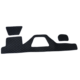 COUVRE TABLEAU DE BORD NOIR LISERE BLEU DAF 106