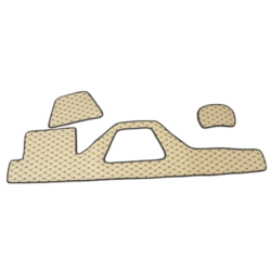 COUVRE TABLEAU DE BORD BEIGE LISERE NOIR DAF 106